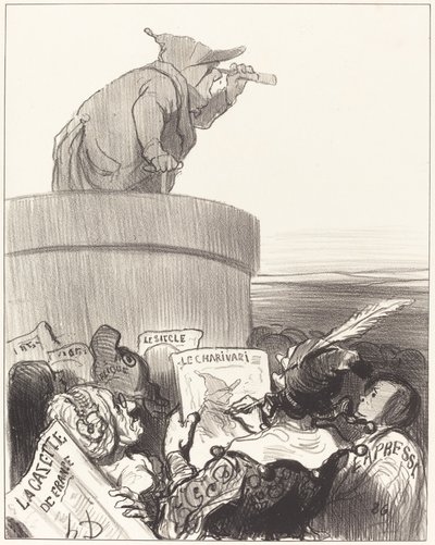 政治的地平を考える憲法 作： Honoré Daumier