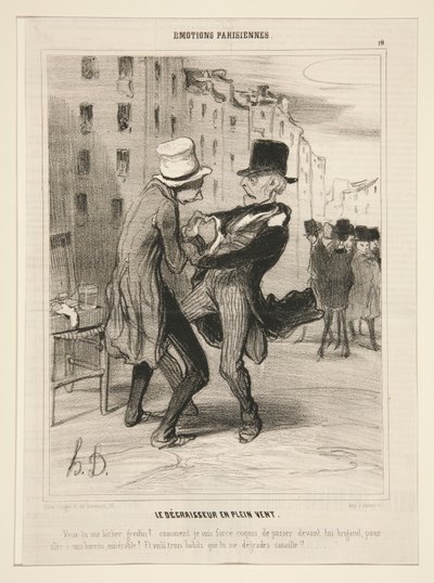 野外での脱脂剤 作： Honoré Daumier