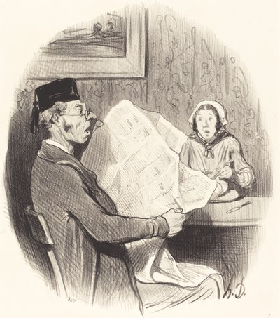 ますますモンスター化するフォーマット 作： Honoré Daumier