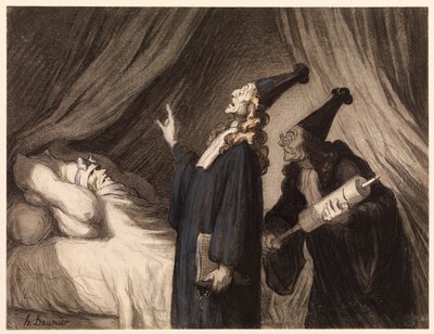 架空の病気 作： Honoré Daumier