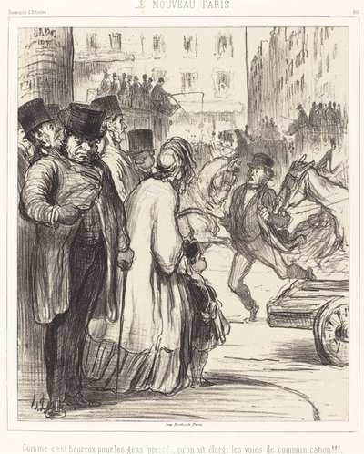新しいパリ 作： Honoré Daumier