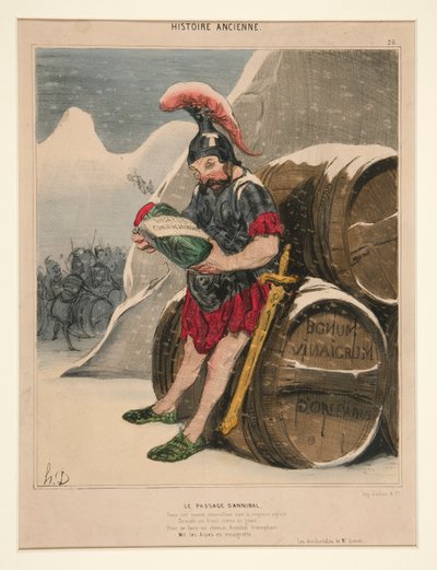 の通過 作： Honoré Daumier