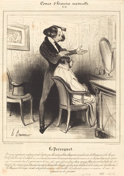 オウム 作： Honoré Daumier