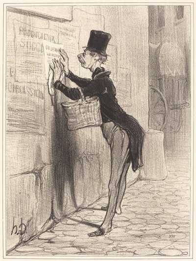 プレーサー 作： Honoré Daumier