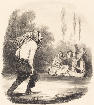 社会で最もジョーカー 作： Honoré Daumier