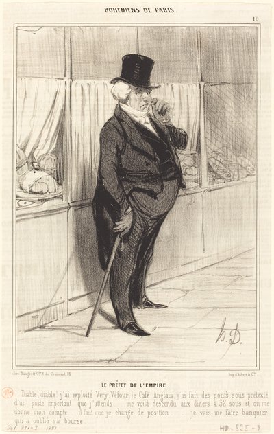 帝国の長官 作： Honoré Daumier