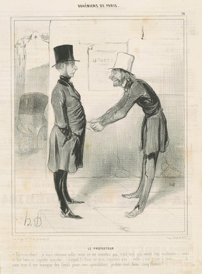 プロテクター 作： Honoré Daumier