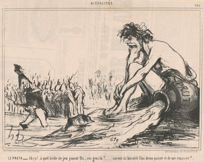 ル プリュット 作： Honoré Daumier
