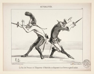 プロイセン王と 作： Honoré Daumier