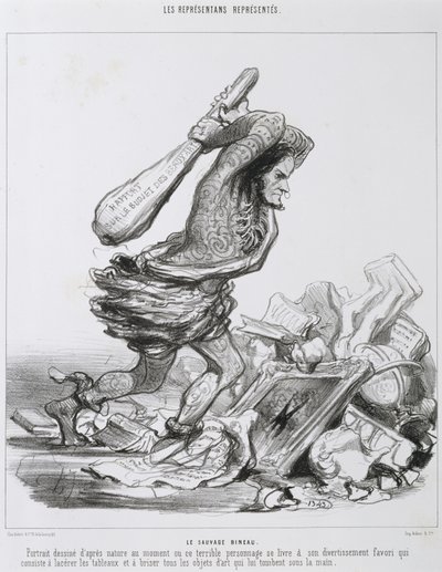 ル・ソバージュ・ビノー 作： Honoré Daumier