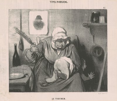 接する 作： Honoré Daumier