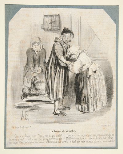 プードルのトレパス 作： Honoré Daumier