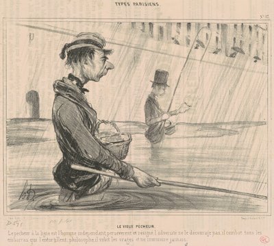古い罪人 作： Honoré Daumier