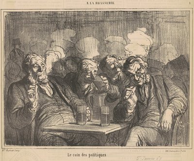 政策コーナー 作： Honoré Daumier