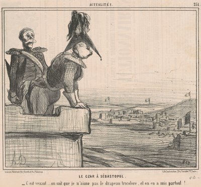 セヴァストポリの皇帝 作： Honoré Daumier