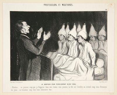 の寮 作： Honoré Daumier