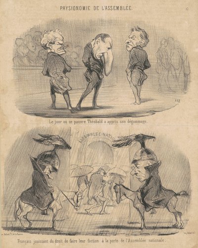 テオバルドが精錬を知った日 作： Honoré Daumier