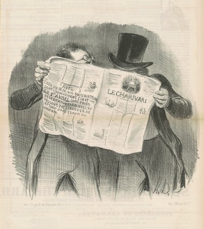 チャリヴァリを読む 作： Honoré Daumier
