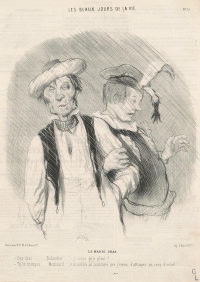 太った火曜日 作： Honoré Daumier