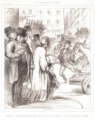 新しいパリ 作： Honoré Daumier