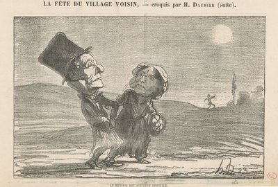 返品が難しい場合が多い 作： Honoré Daumier