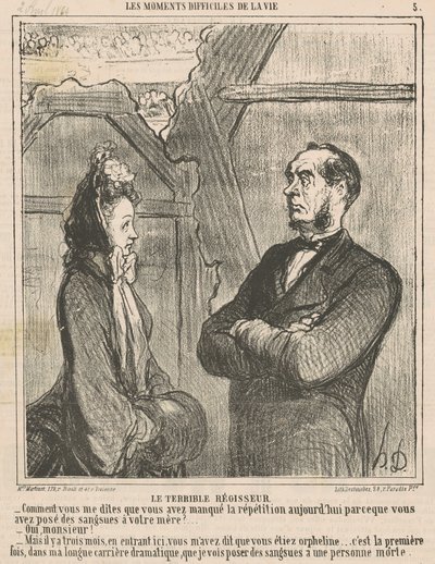 ひどいマネージャー 作： Honoré Daumier