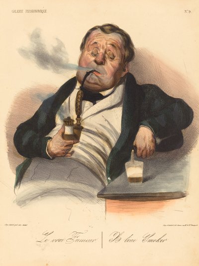 リアル・スモーカー 作： Honoré Daumier