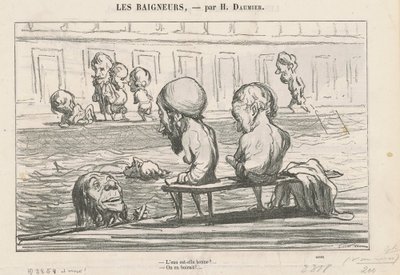 水はいいですか？ ... /満水 作： Honoré Daumier