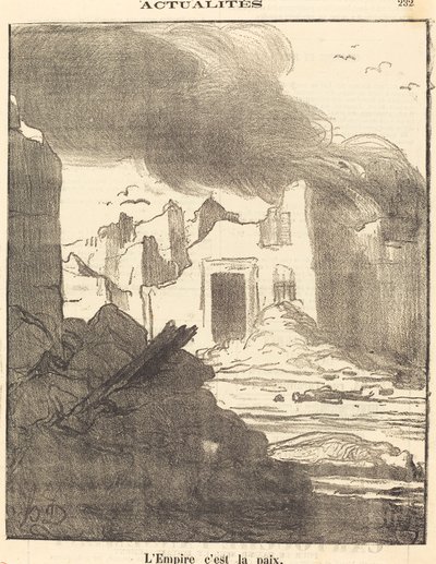 帝国は平和 作： Honoré Daumier