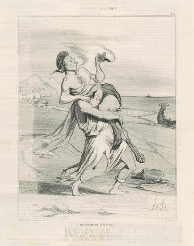 ヘレンの誘拐 作： Honoré Daumier