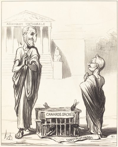 帝国の予言者... 作： Honoré Daumier