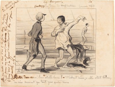 20サンチームのレ・バン、新しいスタイル 作： Honoré Daumier