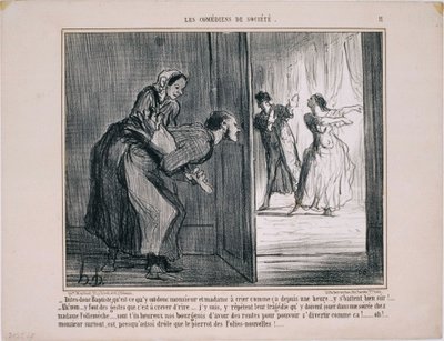 社会のコメディアン-バプテストと言ってください、そこには何がありますか… 作： Honoré Daumier