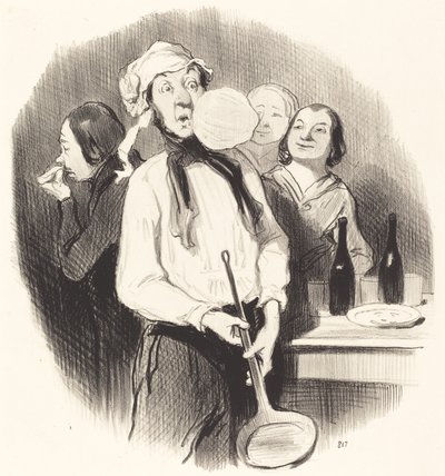 パンケーキ 作： Honoré Daumier