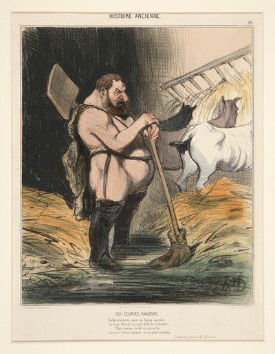 厩舎D 作： Honoré Daumier
