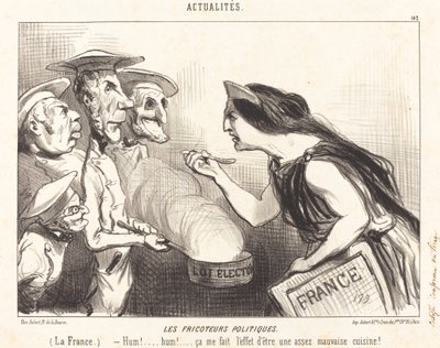 政治的フリコトゥール 作： Honoré Daumier