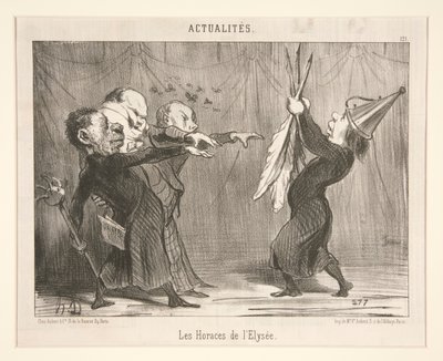 のホレス 作： Honoré Daumier
