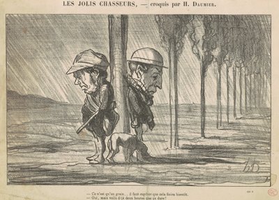 プリティ・ハンターズ 作： Honoré Daumier