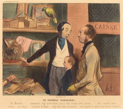 慈善日誌 作： Honoré Daumier
