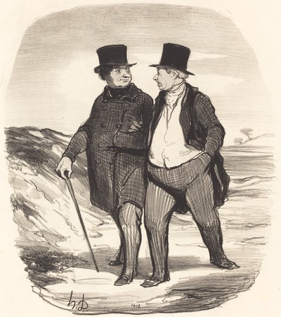 大変な時期… 作： Honoré Daumier
