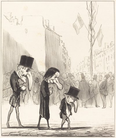 三人の小さな聖人 作： Honoré Daumier