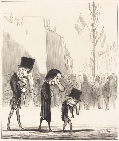 三人の小さな聖人 作： Honoré Daumier