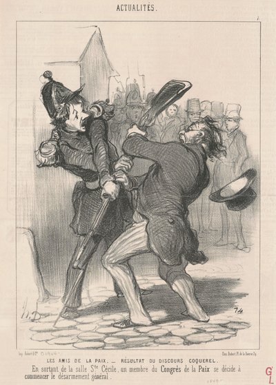 平和の友... 作： Honoré Daumier