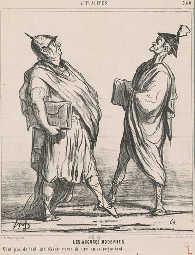 現代のオーガー... 作： Honoré Daumier
