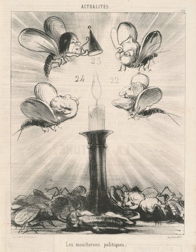 政治的なブヨ 作： Honoré Daumier