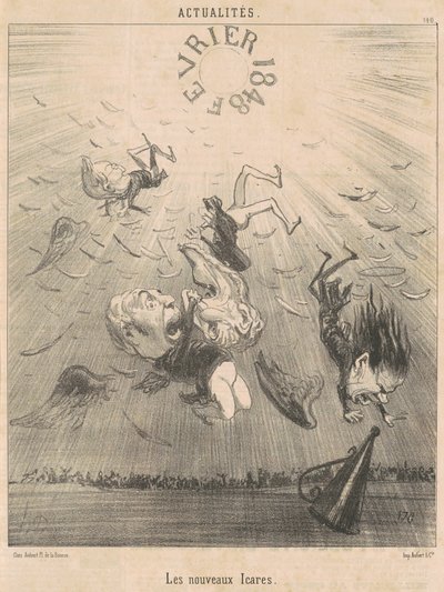 新しいイカロス 作： Honoré Daumier