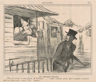 新しいシャレー 作： Honoré Daumier