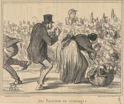 セールスのパリジャン 作： Honoré Daumier