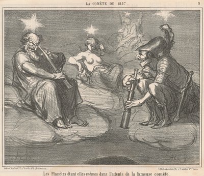 惑星はそれ自体である 作： Honoré Daumier
