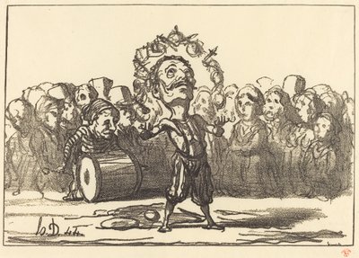 マウントバンク 作： Honoré Daumier
